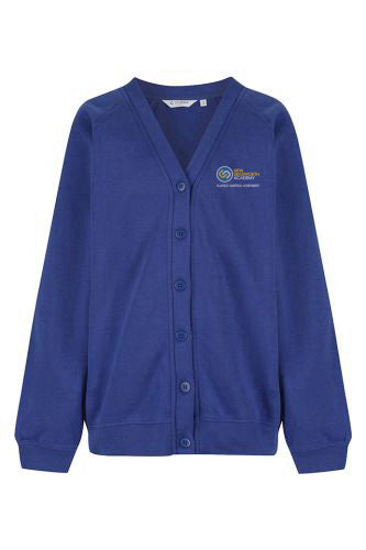 New Silksworth Royal Blue Trutex Sweatshirt Cardigan