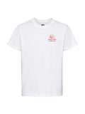 Barley Fields White Sports T-Shirt