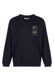 Bowesfield Navy Trutex V Neck Sweatshirt