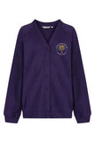 St. Mark's Elm Tree Purple Trutex Sweatshirt Cardigan