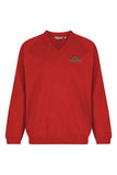 Thornhill Red Trutex V Neck Sweatshirt