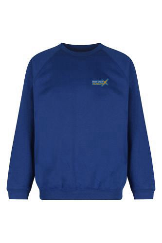 Eldon Grove Royal Blue Trutex Crew Neck Sweatshirt