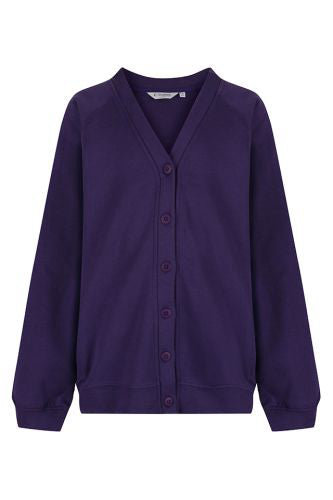 Purple Trutex Sweatshirt Cardigan