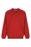 Lockwood Red Trutex V Neck Sweatshirt