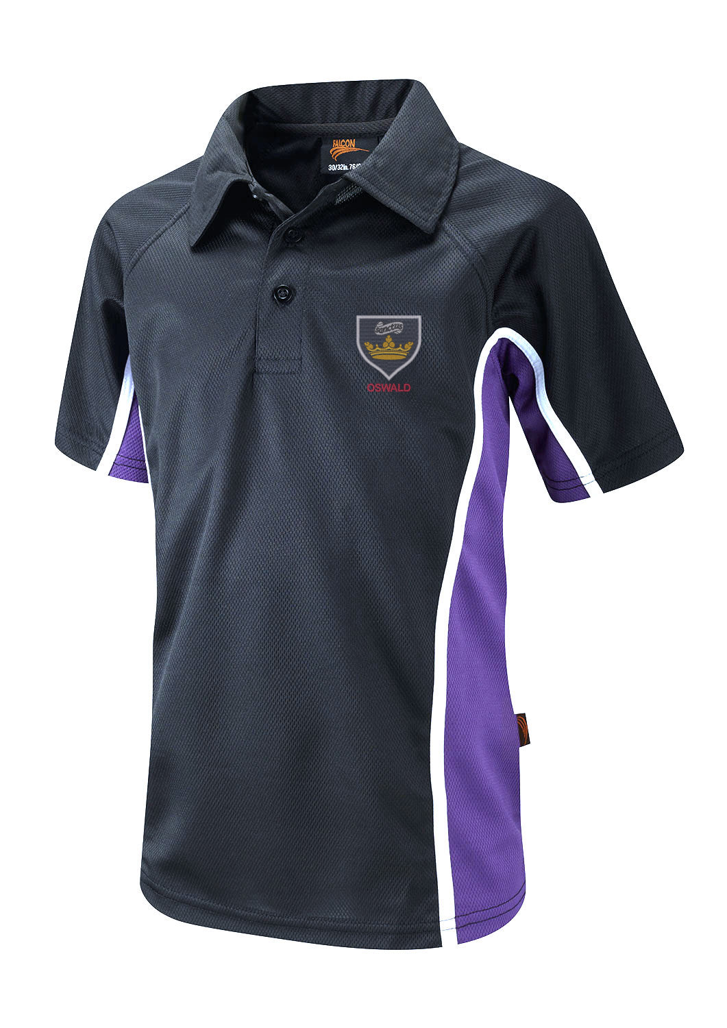 All Saints Navy, Purple And White Boys Sports Polo House Oswald