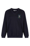 Ingleby Mill Navy Trutex V Neck Sweatshirt
