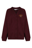 Billingham South Burgundy Trutex Sweatshirt Cardigan