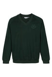 St. Augustine Bottle Green Trutex V Neck Sweatshirt