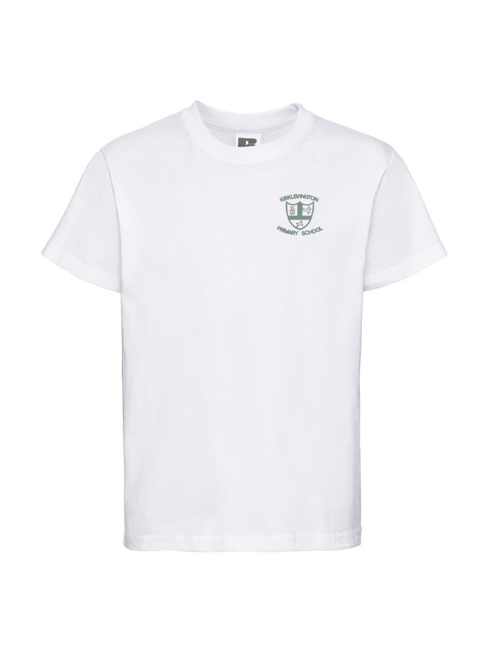 Kirklevington White Sports T-Shirt