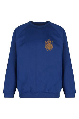 Little Wills Royal Blue Trutex Crew Neck Sweatshirt