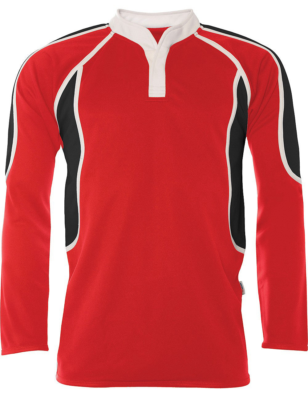 Red And Black Boys Rugby Shirt