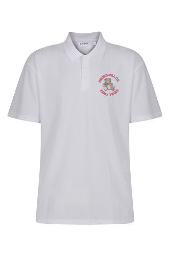 Priors Mill Early Years White Trutex Polo