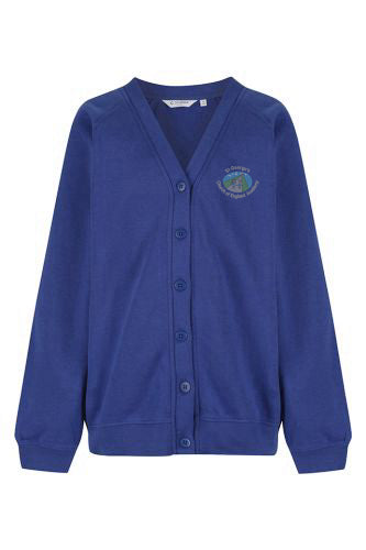St. George's Primary Royal Blue Trutex Sweatshirt Cardigan