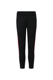 Black And Red Tracksuit Bottoms