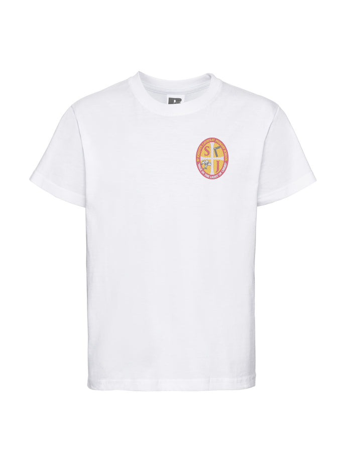 St. Josephs Billingham White Sports T-Shirt