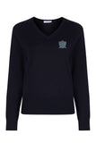 Our Lady & St. Bede Navy Cotton Girls Jumper