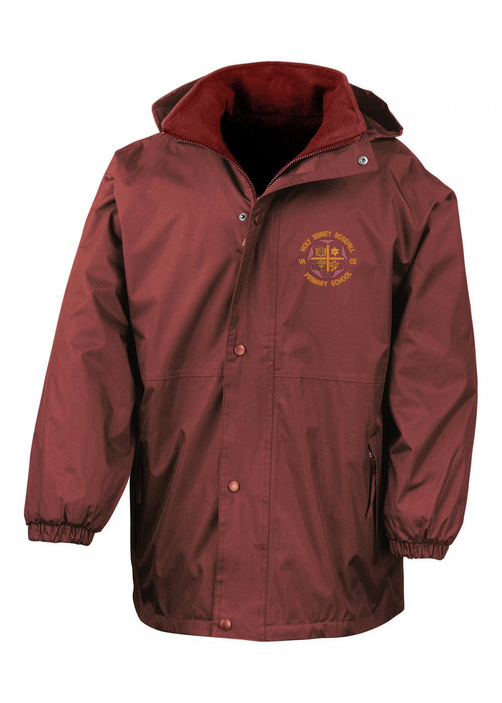 Holy Trinity Burgundy Winter Storm Jacket