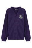 Badger Hill Purple Trutex Sweatshirt Cardigan (Year 6 Only)