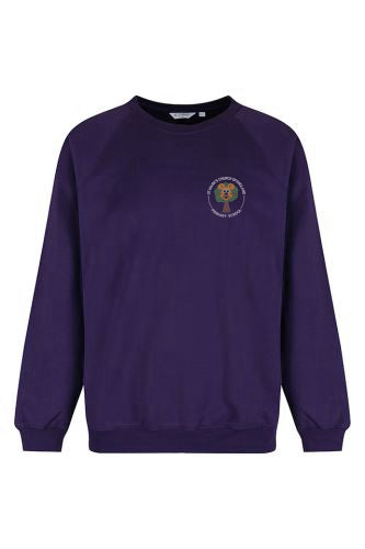 St. Mark's Elm Tree Purple Trutex Crew Neck Sweatshirt