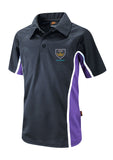 All Saints Navy, Purple And White Boys Sports Polo House Cuthbert
