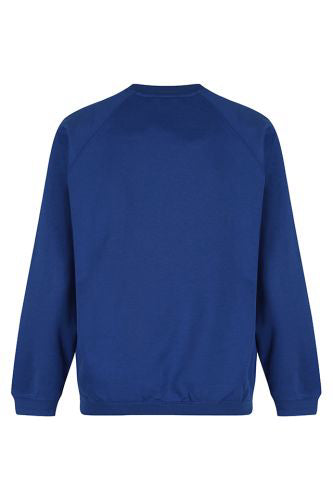 Tilery Primary Royal Blue Trutex Crew Neck Sweatshirt