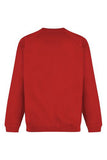 Education Village Springfield Red Trutex V Neck Sweatshirt