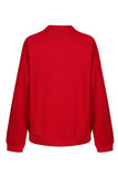 Levendale Red Trutex Sweatshirt Cardigan