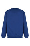 Hamsterley Primary Royal Blue Trutex V Neck Sweatshirt