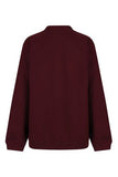 St. John The Baptist Burgundy Trutex Sweatshirt Cardigan