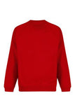 Priors Mill Early Years Red Trutex Crew Neck Sweatshirt