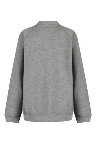 Grey Trutex Sweatshirt Cardigan