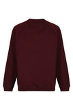 New Marske Burgundy Trutex Crew Neck Sweatshirt