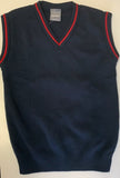Navy And Red Slipover/Tank Top