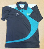 Grangefield Academy Black, Teal And White Sports Polo Shirt