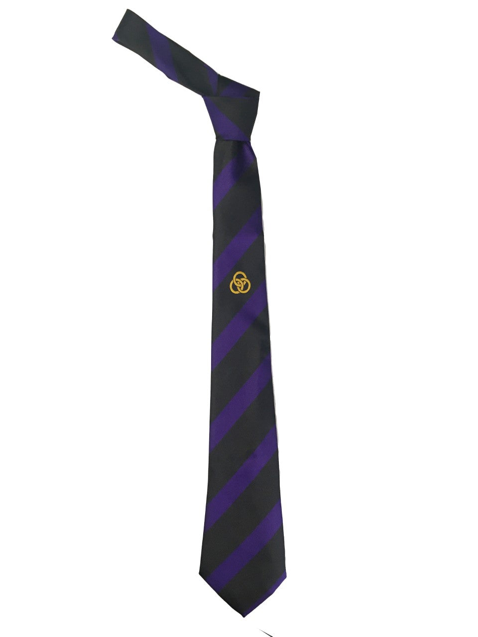 Trinity Black And Purple Full Tie