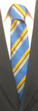 St. Michael's Blue, Gold And Silver Full-Tie