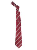 St. John's Bishop Auckland Burgundy And Maroon Striped Full Tie