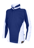 Carmel College Royal Blue And White Rugby Shirt