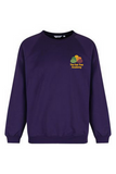 Oak Tree Purple Trutex Crew Neck Sweatshirt (Year 6 Only)