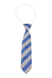 Hartburn Blue And Silver Elasticated Tie