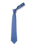 Royal Blue And Silver Full Tie